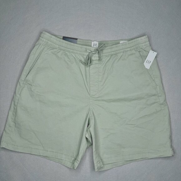 Gap Other - GAP Men's 7" Easy Short Stretch Elastic Waist Sage Green Size L NWT New